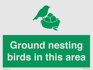IV16919: Ground nesting birds in this area