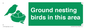 IV16919: Ground nesting birds in this area