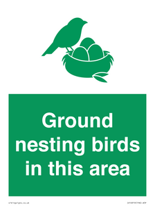 IV16919: Ground nesting birds in this area