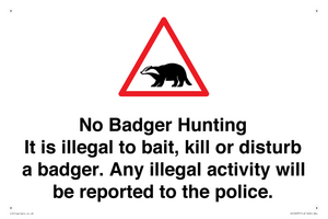 IV16937: No Badger Hunting It is illegal