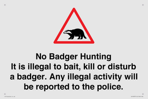 IV16937: No Badger Hunting It is illegal
