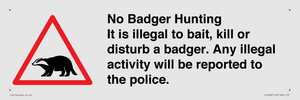 IV16937: No Badger Hunting It is illegal