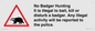 IV16937: No Badger Hunting It is illegal
