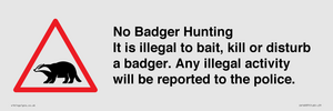 IV16937: No Badger Hunting It is illegal