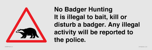 IV16937: No Badger Hunting It is illegal