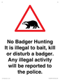 IV16937: No Badger Hunting It is illegal