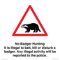 IV16937: No Badger Hunting It is illegal