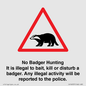 IV16937: No Badger Hunting It is illegal