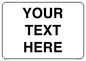 IV3004: Custom Information Sign with black border