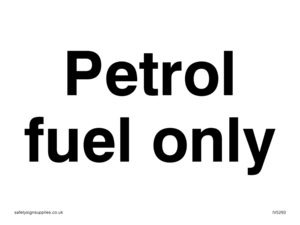 IV5293: Petrol fuel only