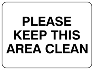 IV5297: Please keep this area clean