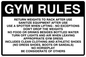 IV5300: Gym Rules