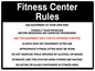 IV5301: Fitness Center Rules