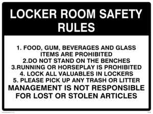 IV5306: Locker Room Safety Rules