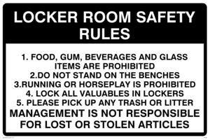 IV5306: Locker Room Safety Rules