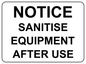 IV5309: Sanitise equipment after use