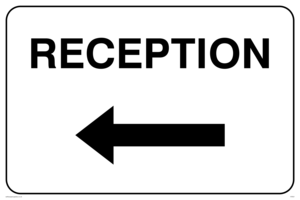 IV5521: Reception (Arrow left)