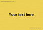 IV5902: Custom plain information sign. Black text