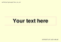 IV5902: Custom plain information sign. Black text
