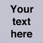 IV5902: Custom plain information sign. Black text