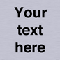 IV5902: Custom plain information sign. Black text
