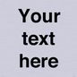 IV5902: Custom plain information sign. Black text