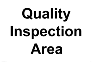 IV5919: Quality inspection area