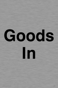 IV7001: Goods In