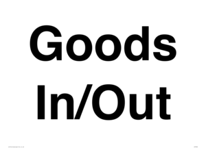 IV7004: Goods In/Out