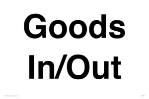 IV7004: Goods In/Out