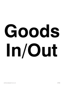 IV7004: Goods In/Out