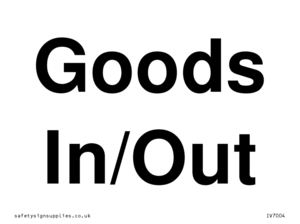 IV7004: Goods In/Out
