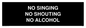 IV7029: NO SINGING NO SHOUTING NO ALCOHOL