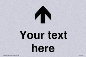 IV7084: Custom Directional signage arrow up