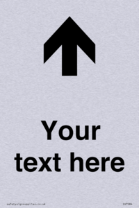 IV7084: Custom Directional signage arrow up