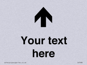 IV7084: Custom Directional signage arrow up