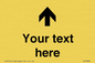 IV7084: Custom Directional signage arrow up