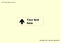 IV7084: Custom Directional signage arrow up