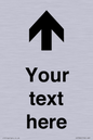IV7084: Custom Directional signage arrow up