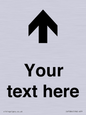IV7084: Custom Directional signage arrow up