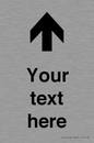 IV7084: Custom Directional signage arrow up