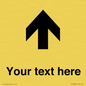 IV7084: Custom Directional signage arrow up