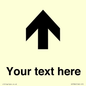IV7084: Custom Directional signage arrow up