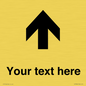 IV7084: Custom Directional signage arrow up