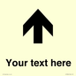 IV7084: Custom Directional signage arrow up