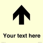 IV7084: Custom Directional signage arrow up