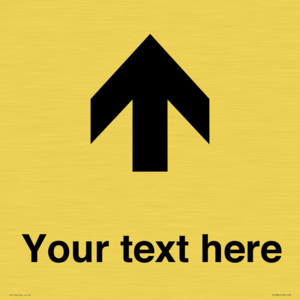 IV7084: Custom Directional signage arrow up