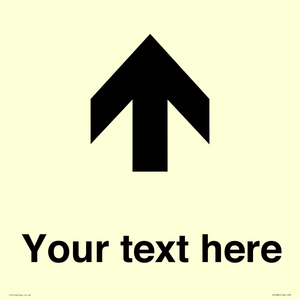 IV7084: Custom Directional signage arrow up