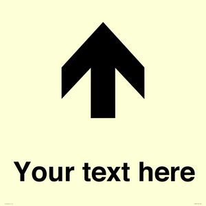 IV7084: Custom Directional signage arrow up