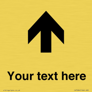 IV7084: Custom Directional signage arrow up